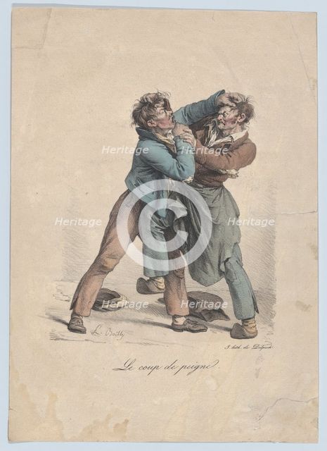 The Comb Punch, 1822. Creator: Louis Leopold Boilly.