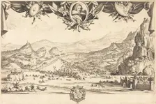 The Combat of Avigliana, in or after 1631. Creator: Jacques Callot