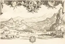 The Combat of Avigliana, in or after 1631. Creator: Jacques Callot