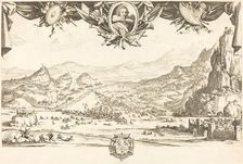 The Combat of Avigliana, in or after 1631. Creator: Jacques Callot