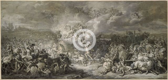 The Combat of Diomedes, 1776. Artist: David, Jacques Louis (1748-1825)
