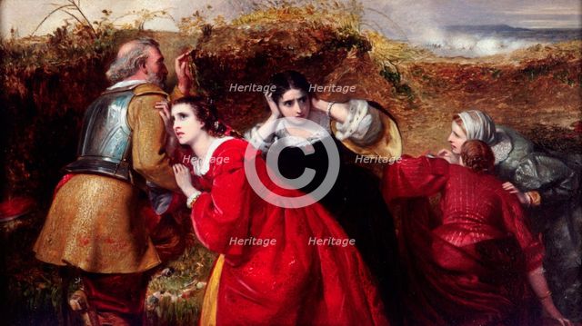 'The Combat', scene from the English Civil War, c1849-c1866.   Artist: William James Grant
