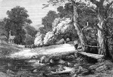 "The Combe Farm," by G. Chester, in the Royal Academy Exhibition, 1864. Creator: Mason Jackson