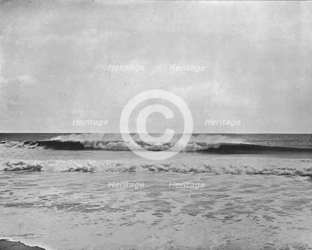 The Combing Wave, New Jersey Coast, USA, c1900.  Creator: Unknown.