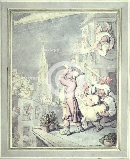 'The Comet', 1811. Creator: Thomas Rowlandson.
