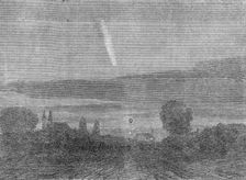 The Comet as it appeared on Tuesday evening, at eleven o'clock, from near the South-Western..., 1861 Creator: Unknown