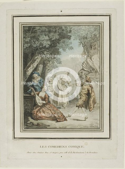 The Comedians, n.d. Creator: Jean Francois Janinet.