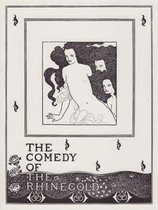 The Comedy of the Rhinegold, from The Savoy No. 8, 1896. Creator: Aubrey Beardsley