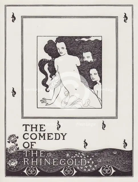 The Comedy of the Rhinegold, from The Savoy No. 8, 1896. Creator: Aubrey Beardsley.