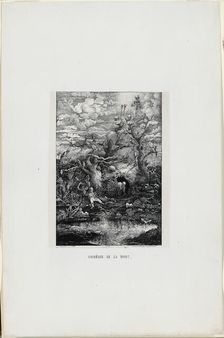 The Comedy of Death, 1854. Creator: Rodolphe Bresdin