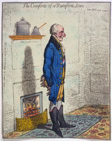 The Comforts of a Rumford Stove, 1800