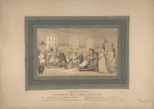 The Comforts of Bath and Public Breakfast, 1780-1827. Creator: Thomas Rowlandson