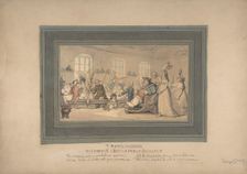 The Comforts of Bath and Public Breakfast, 1780-1827. Creator: Thomas Rowlandson