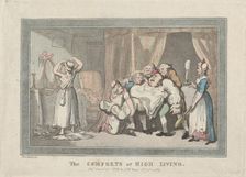 The Comforts of High Living, December 16, 1794., December 16, 1794. Creator: Thomas Rowlandson