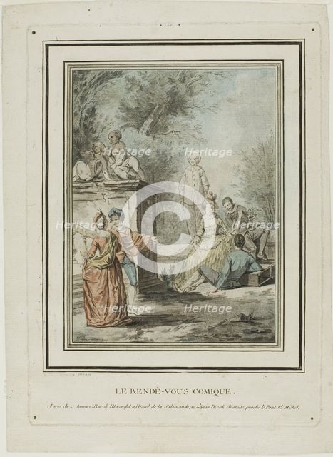 The Comic Rendevous, n.d. Creator: Jean Francois Janinet.