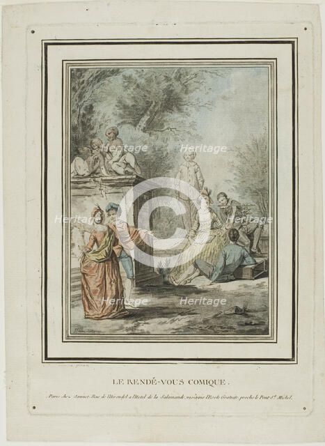 The Comic Rendevous, n.d. Creator: Jean Francois Janinet.