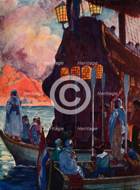 'The Coming of Sheik Joseph', 1909. Artist: GS Smithard.