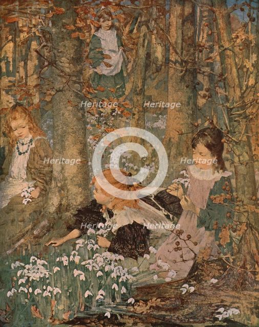'The Coming of Spring', 1899, (c1930). Creator: Edward Atkinson Hornel.