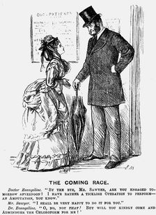 The Coming Race 1872. Artist: George du Maurier