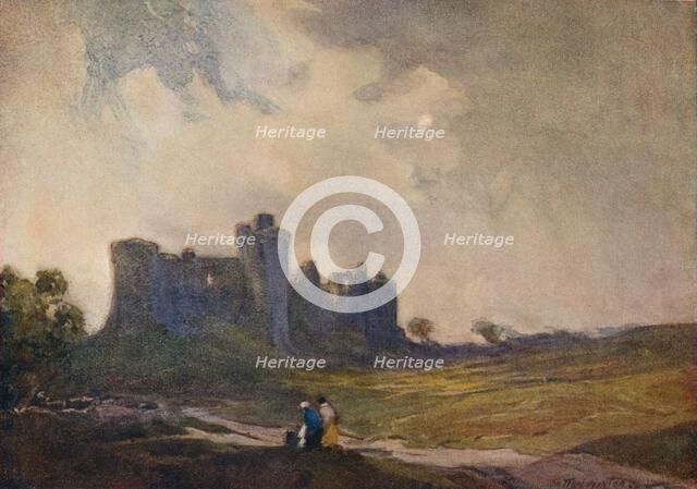 'The Coming Storm, Carew Castle', c1913 (1914-1915). Artist: William Tatton Winter.