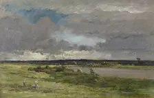 The Coming Storm; Early Spring, 1874. Creator: Charles Francois Daubigny