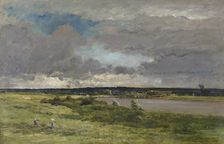The Coming Storm; Early Spring, 1874. Creator: Charles Francois Daubigny
