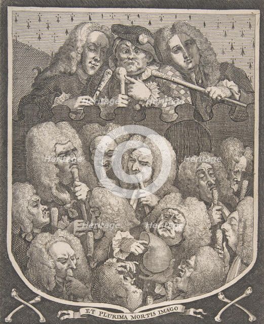 The Company of Undertakers, 1736., 1736. Creator: William Hogarth.