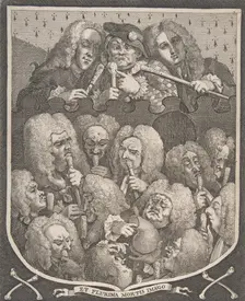 The Company of Undertakers, 1736., 1736. Creator: William Hogarth
