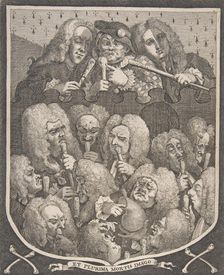 The Company of Undertakers, 1736., 1736. Creator: William Hogarth