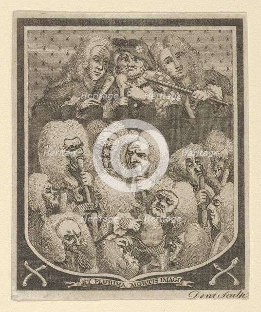 The Company of Undertakers, ca. 1800. Creator: Dent.