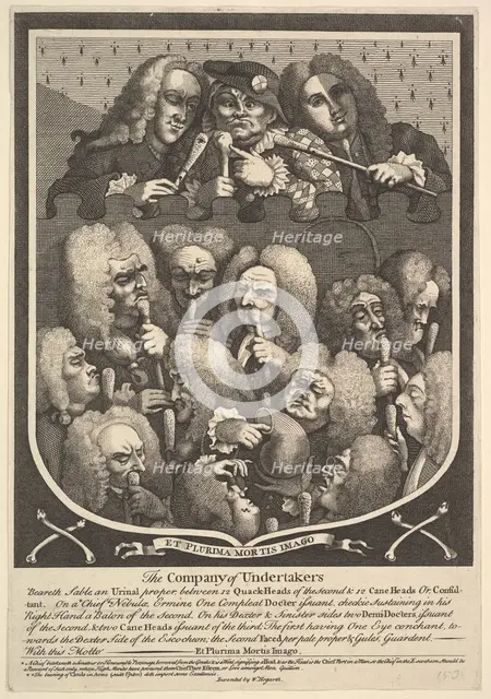 The Company of Undertakers, after 1736. Creator: William Hogarth.