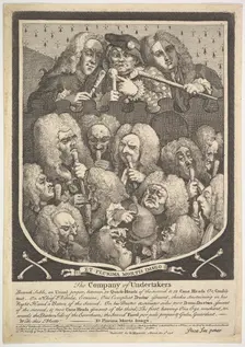 The Company of Undertakers, March 3, 1736. Creator: William Hogarth