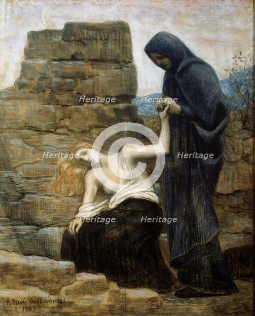 'The Compassion', 1887. Creator: Pierre Puvis de Chavannes.