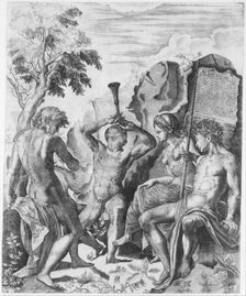 The Competition of Apollo and Marsyas and the Judgment of Midas, 1562. Creator: Giulio Sanuto
