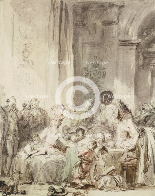 The Competition (Le concours). Artist: Fragonard, Jean Honoré (1732-1806)