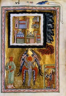 The Completion of the Cosmos (Vision from Liber Divinorum Operum), ca 1220-1230
