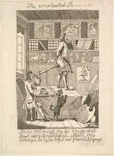 The Complicated R_____n, 1794 (?). Creator: Probably etched by Richard Livesay (British, 1753-1823 Southsea)