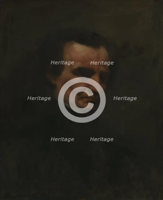 The Composer Hector Berlioz, probably 1850. Creator: Gustave Courbet.