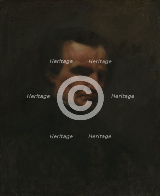 The Composer Hector Berlioz, probably 1850. Creator: Gustave Courbet.