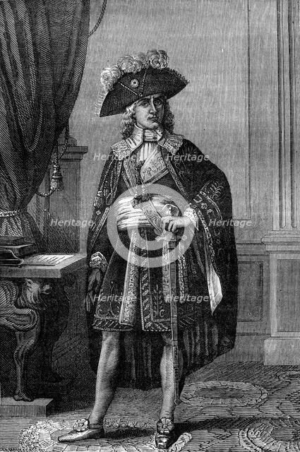 The Comte de Barras in the costume of Director, 1795-1799 (1882-1884). Artist: Unknown