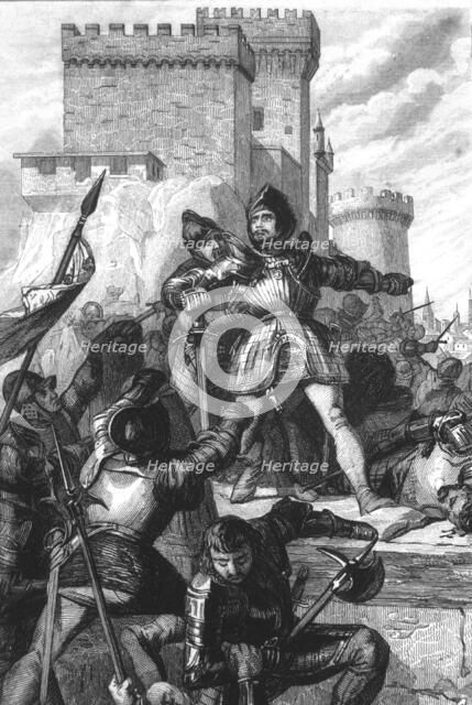 The Comuneros fighting in Toledo after the battle of Villalar (1521).