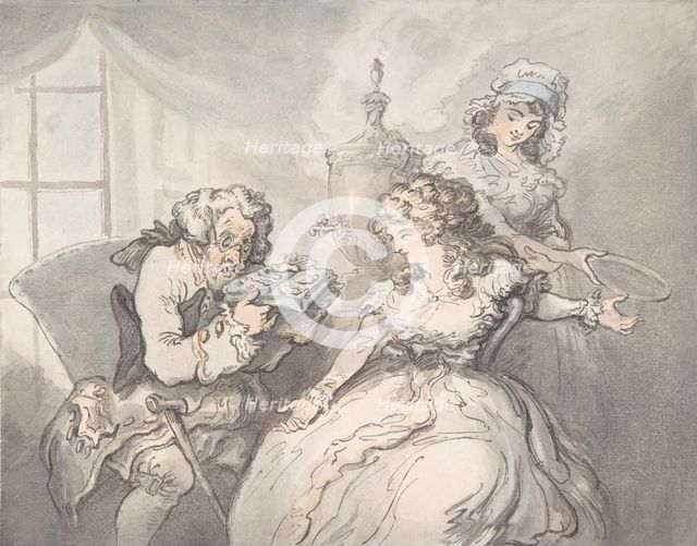 The Connoisseur, 1780-1800. Creator: Thomas Rowlandson.