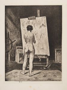 The Connoisseur, pub. 1922. Creator: Christopher Richard Wynne Nevinson (1889 – 1946)