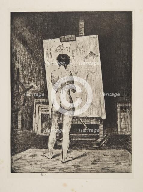 The Connoisseur, pub. 1922. Creator: Christopher Richard Wynne Nevinson (1889 – 1946) .