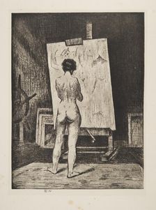 The Connoisseur, pub. 1922. Creator: Christopher Richard Wynne Nevinson (1889 – 1946)