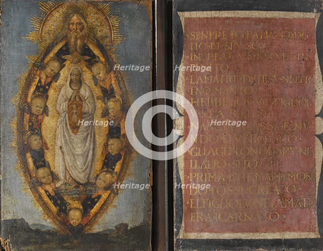 The Conception of the Virgin. Creator: School of Pinturicchio.