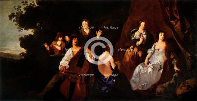 'The Concert', c1650, (1944). Creator: Peter Lely.