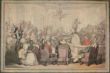 The Concert. From Matthew Bramble's Trip to Bath. c1780-1820, (1923). Artist: Thomas Rowlandson