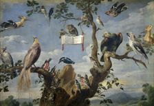 The Concert of Birds, between 1628 and 1629. Creator: Frans Snyders