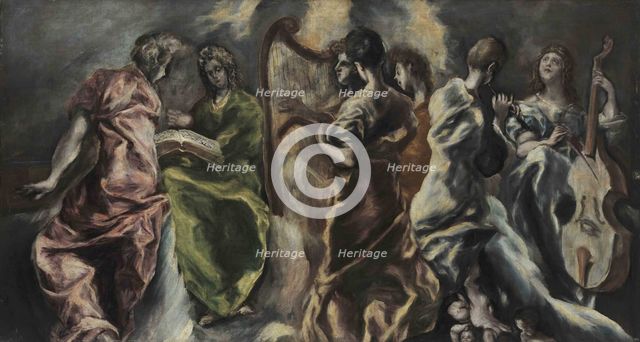 The Concert of the Angels, ca. 1608-1614. Creator: El Greco, Dominico (1541-1614).